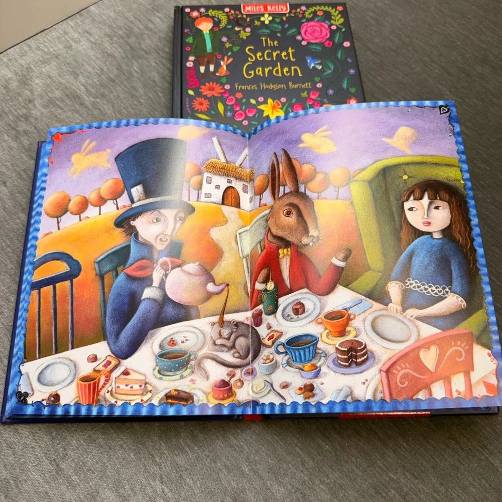 Miles Kelly The Secret Garden & Alice's Adventures in Wonderland Hardcover Set